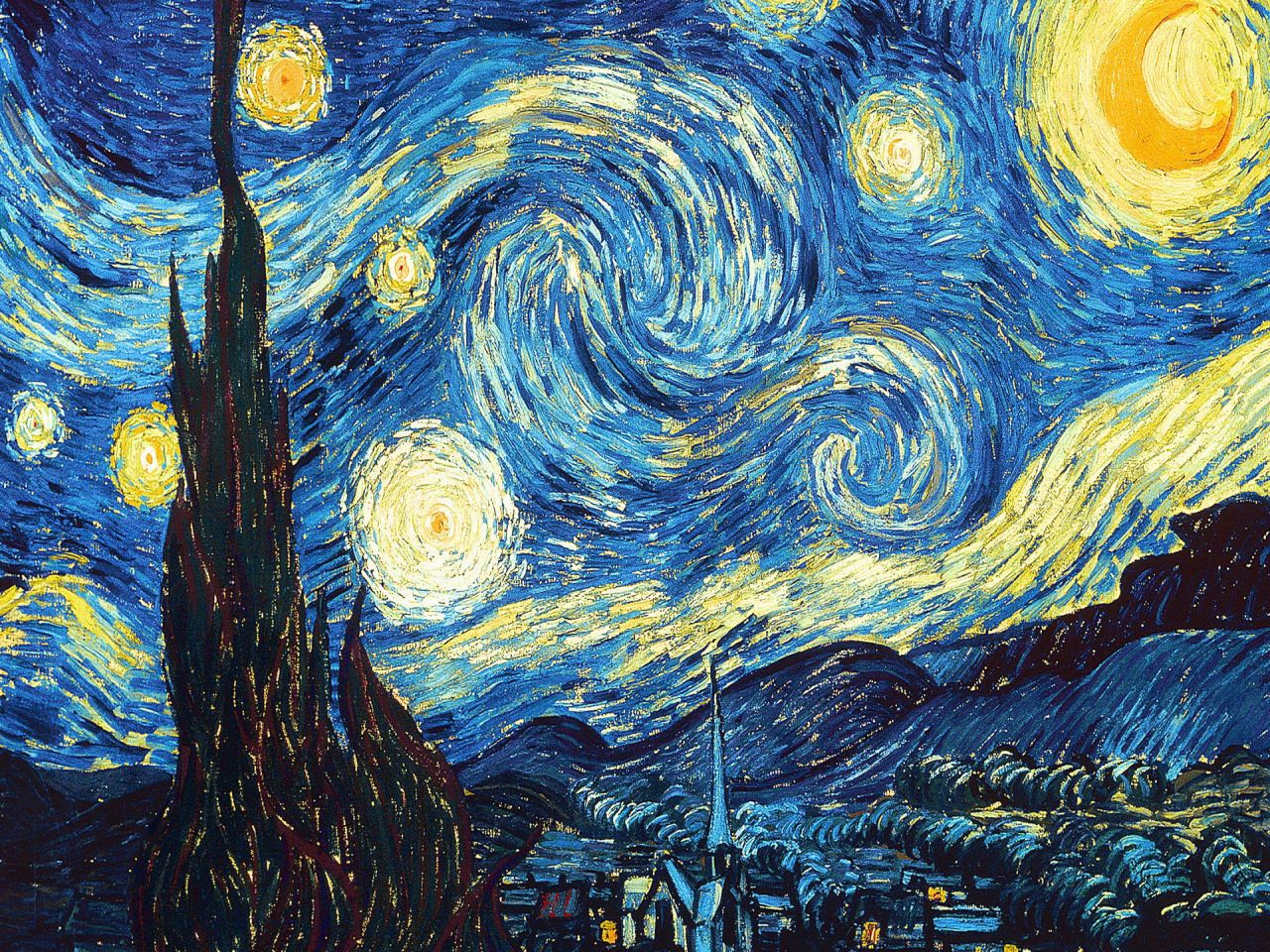 Starry Night by Vincent Van Gogh