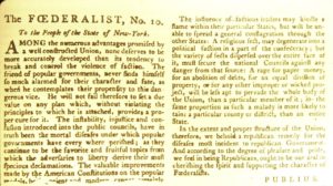Federalist Paper 10