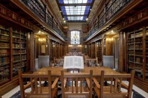 library of old books