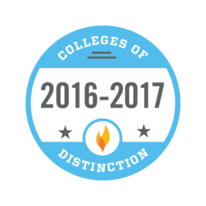 Colleges of Distinction 2016-2017 badge