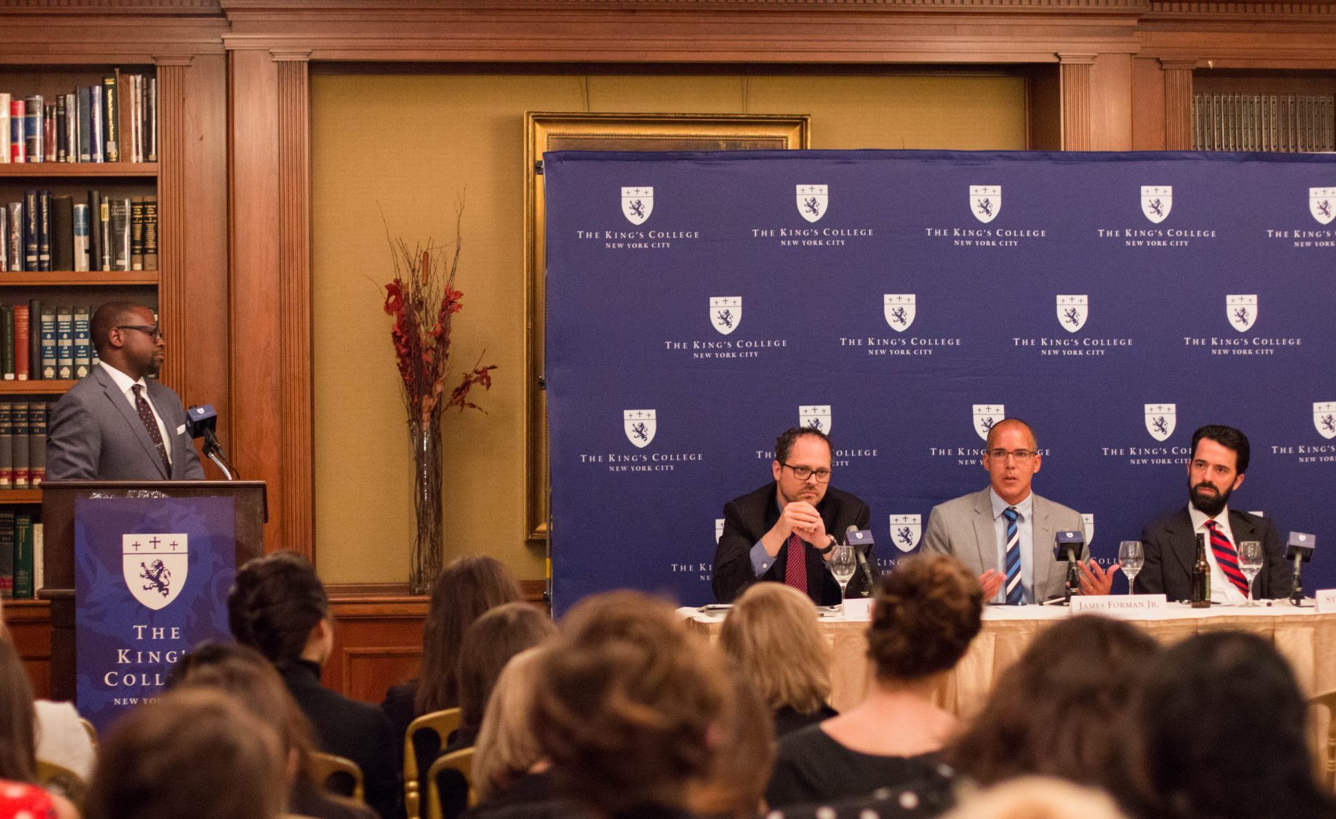 Overcriminalization and Mass Incarceration panel being moderated by Anthony Bradley