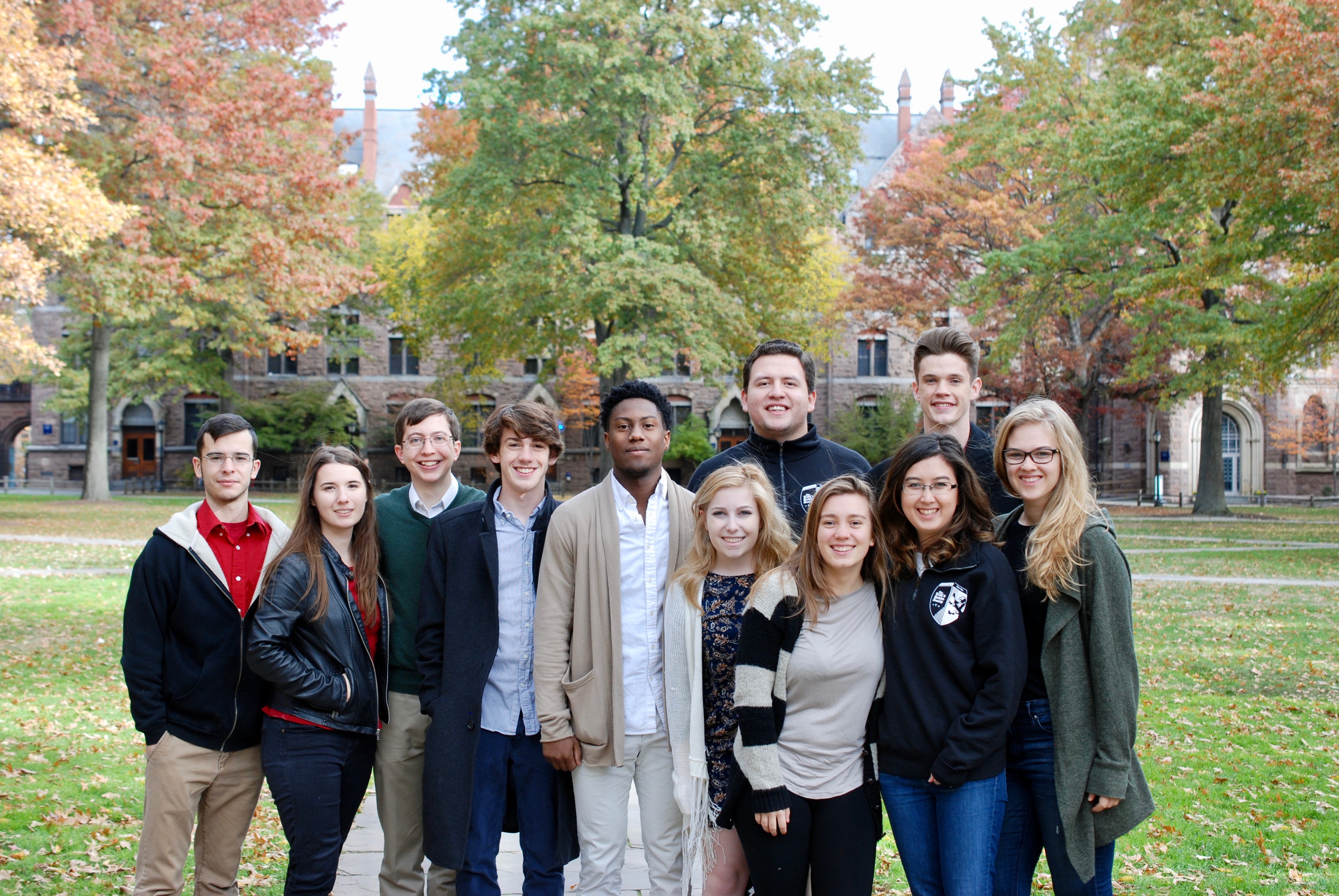 The King's Debate Society group photo at Yale