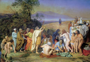 A Painting entitled The Appearance of Christ Before the People by Alexander Ivanov