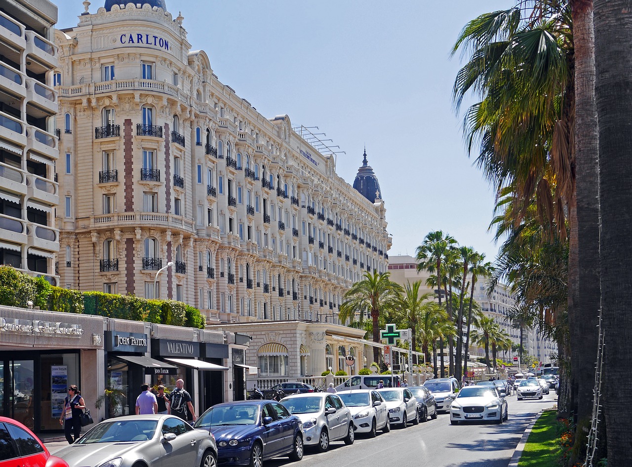 The Cannes Film Festival location in France