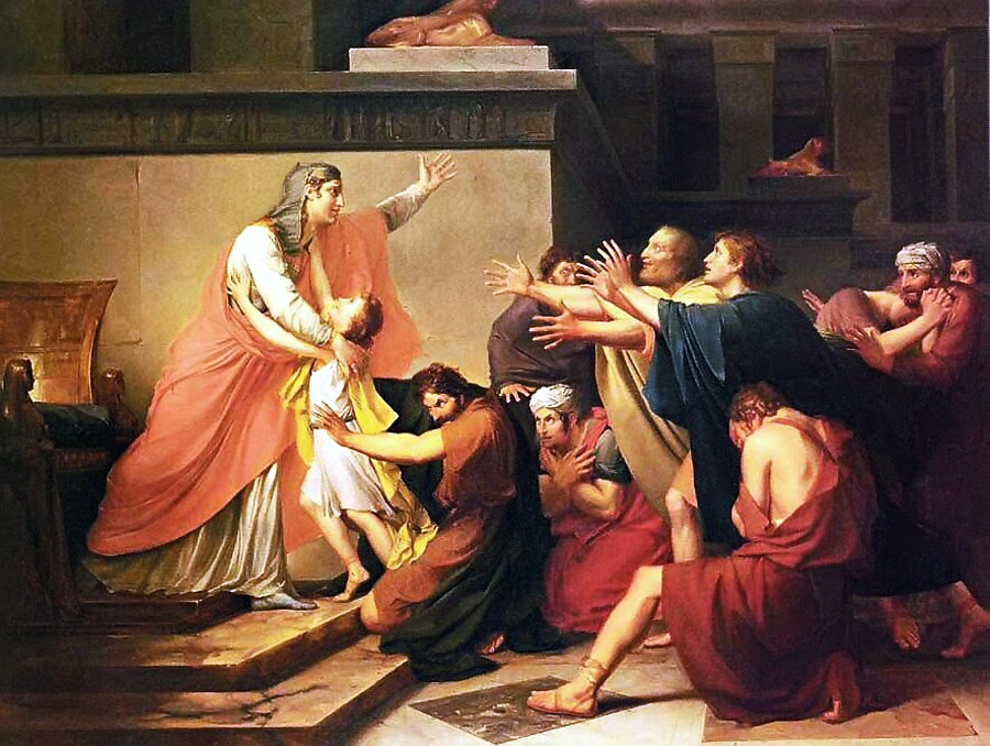 A Painting entitled Joseph Recognized by his Brothers by François Gérard