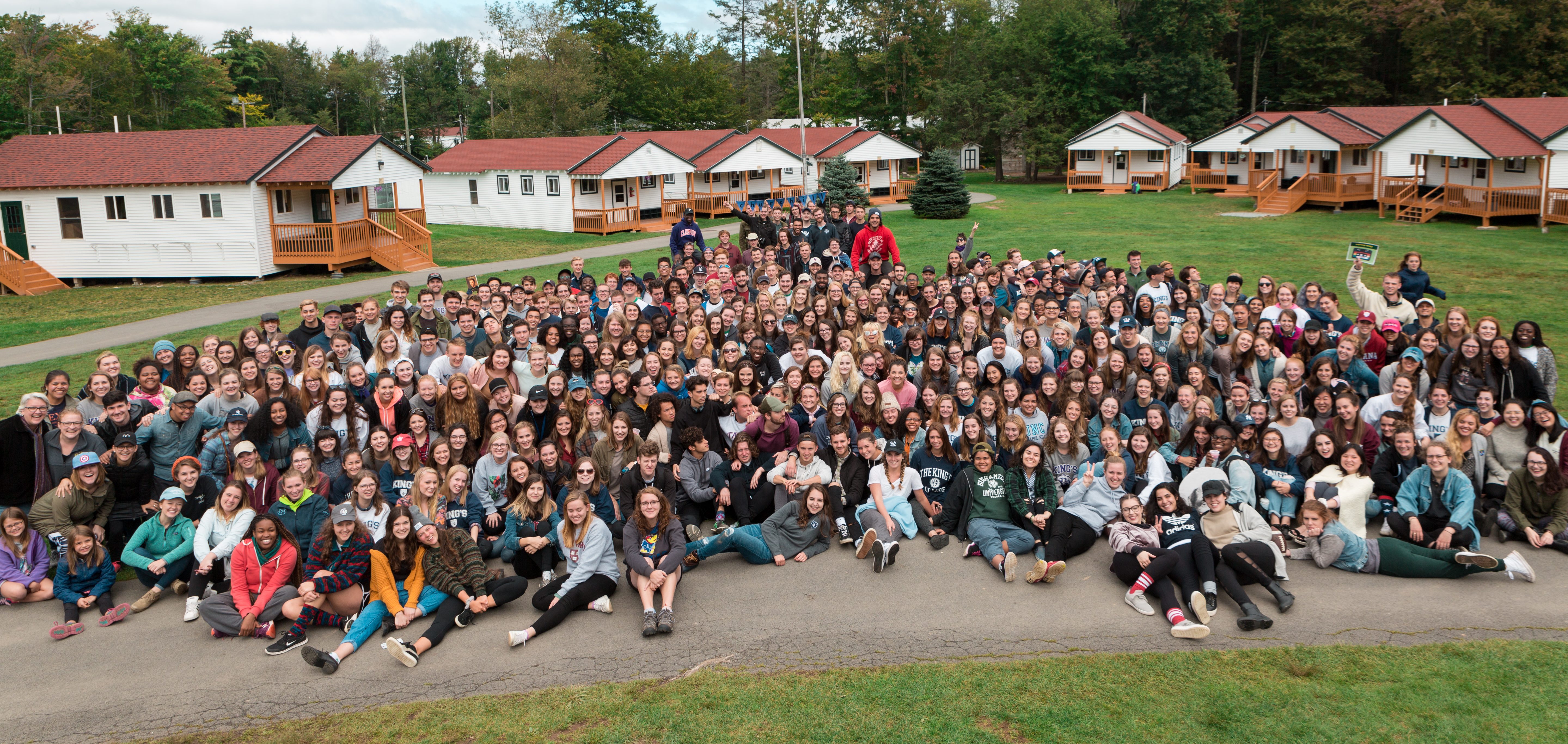 The King's College Fall Retreat group photo 2017