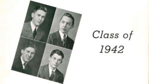 Class of 1942 yearbook page