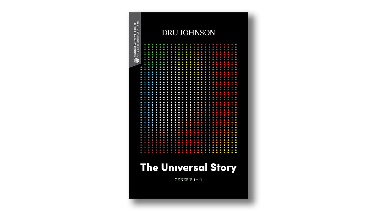 The cover of Dru Johnson's book, "The Universal Story"