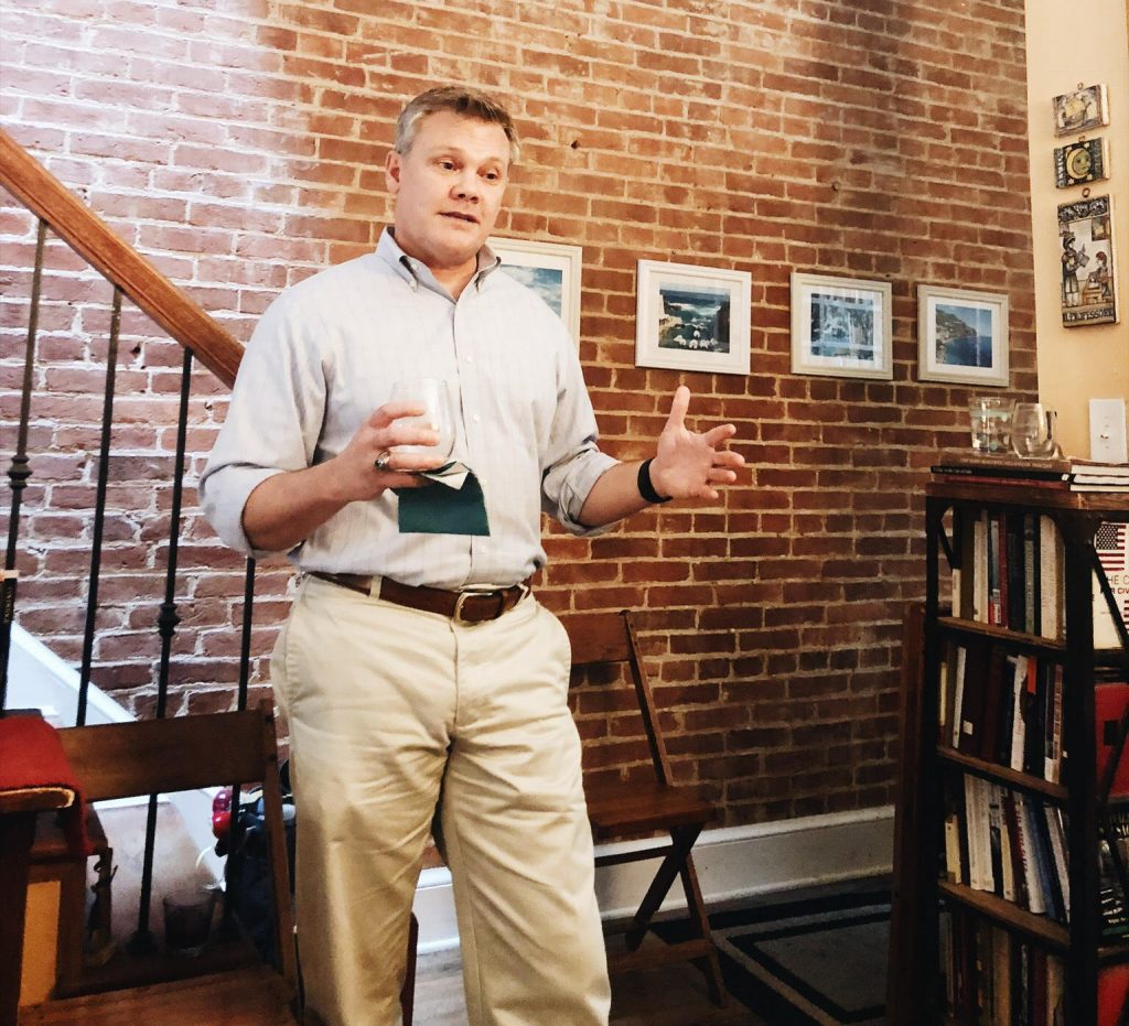 Tim Gibson at Loconte's gathering