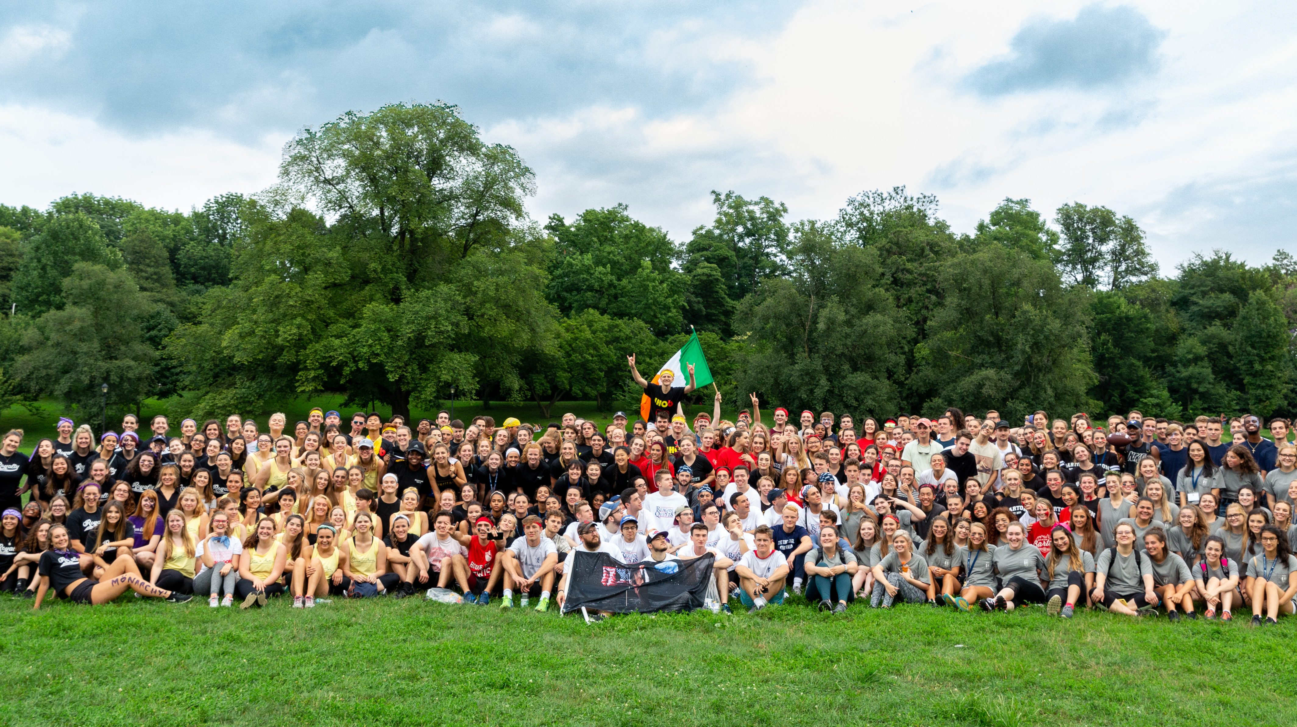The King's College Student Body at the Great Race