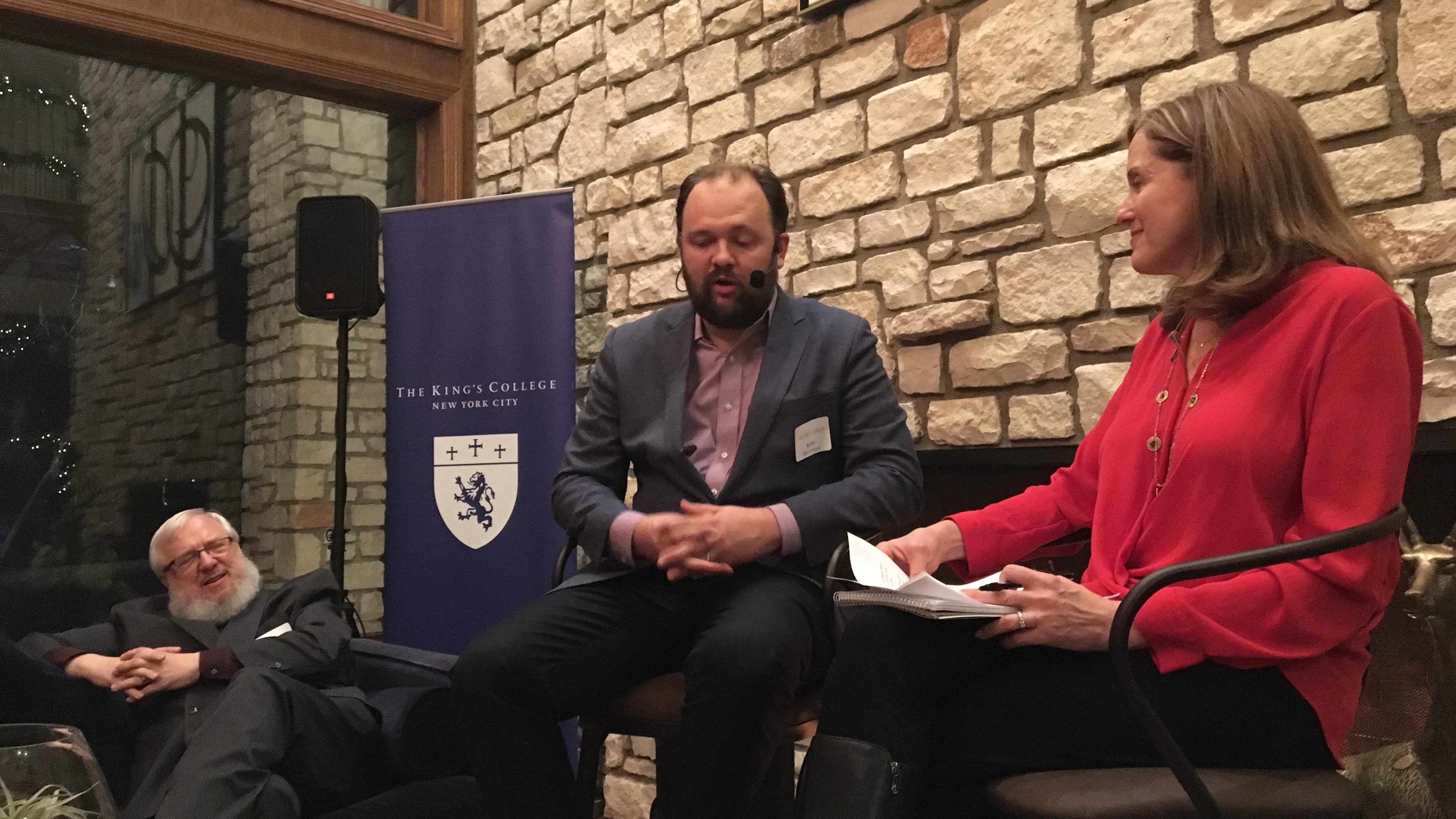 Ross Douthat and Peggy Wehmeyer