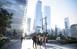 Students in Financial District