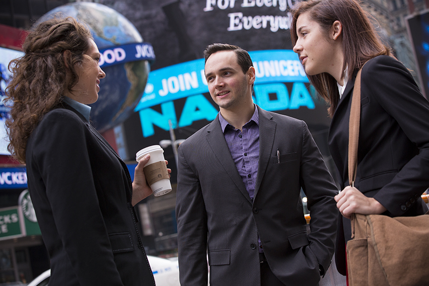 Business students publicity photo