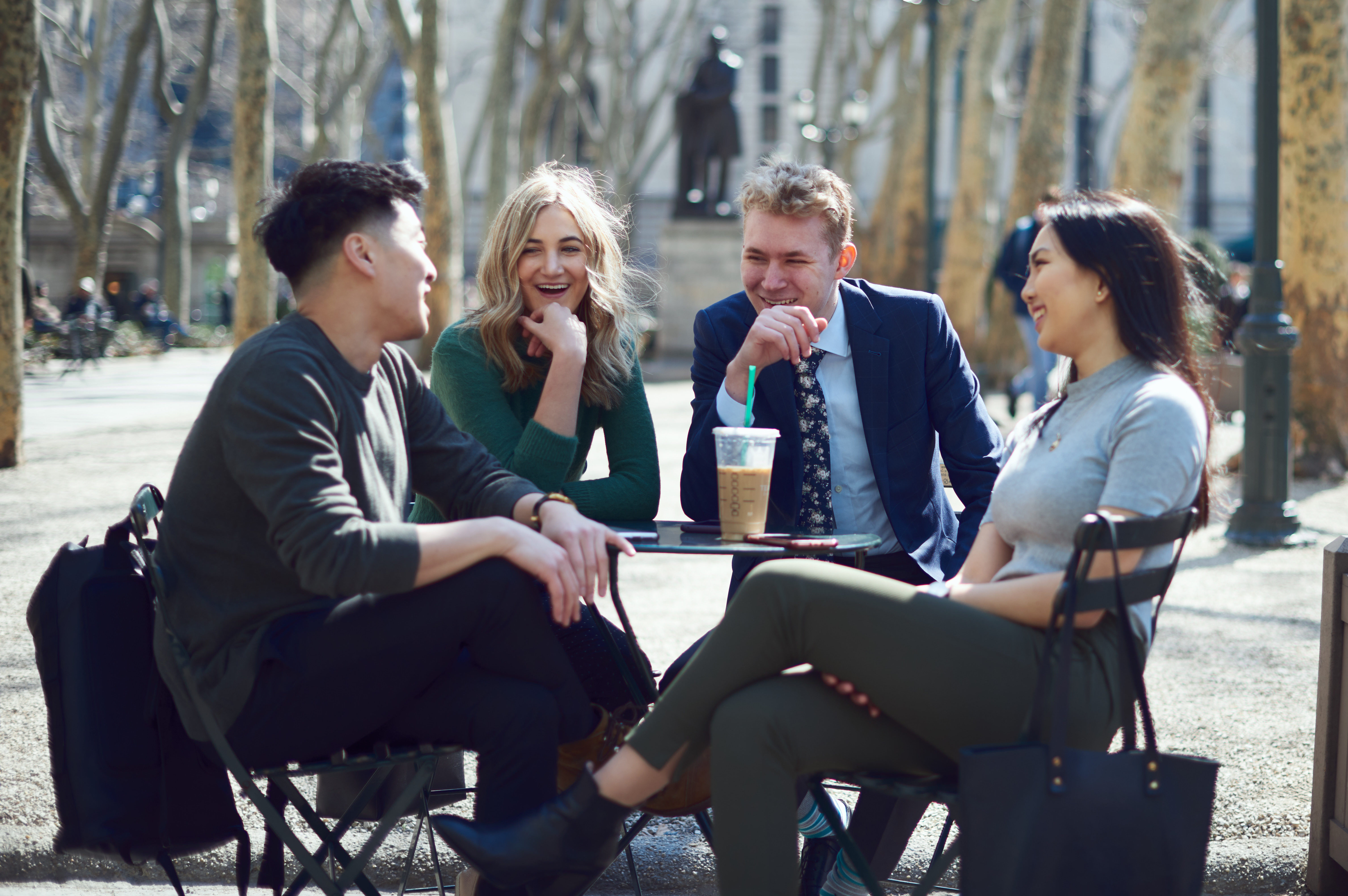 Students Talking Publicity Shot