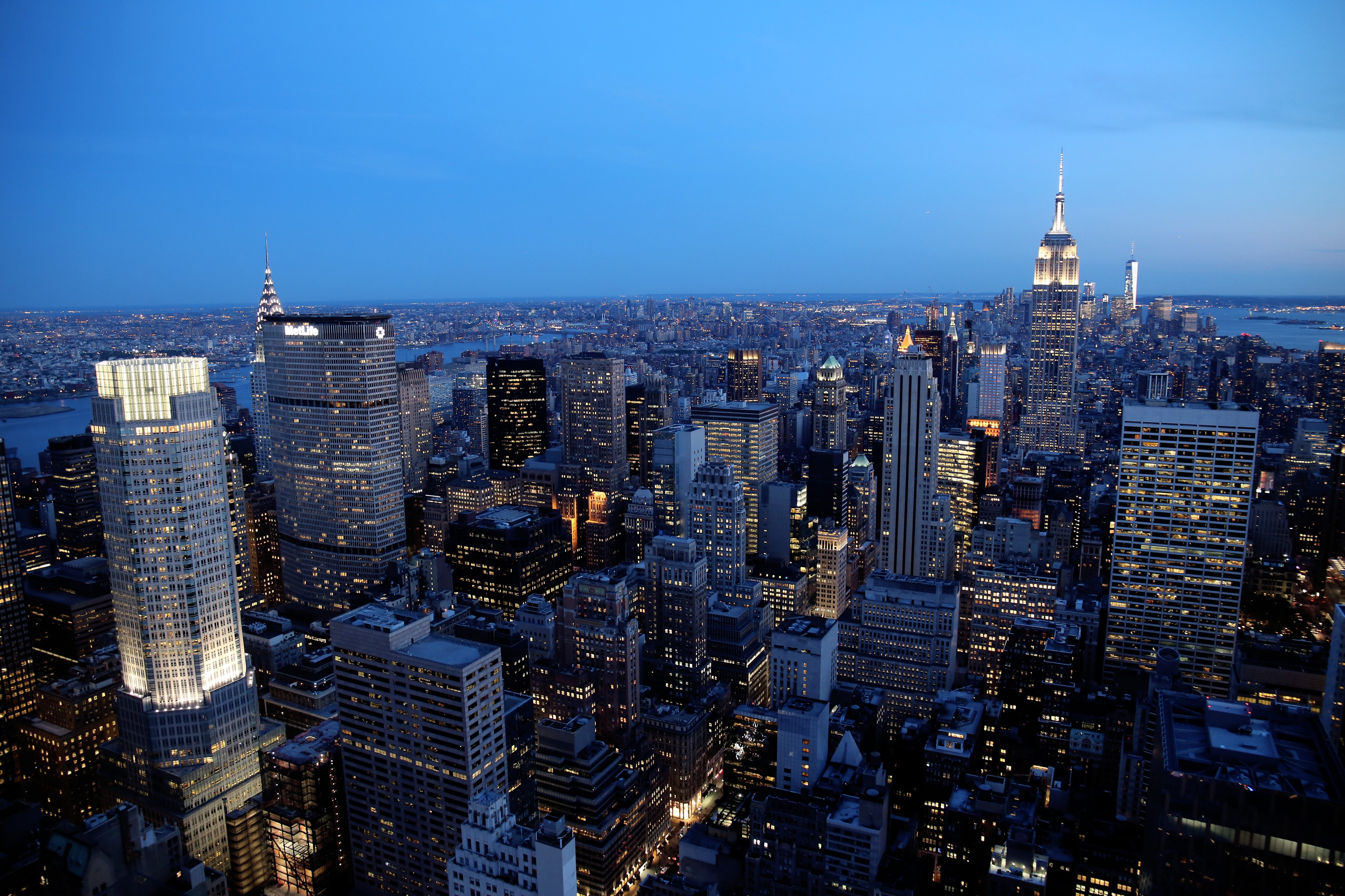 New York Night Skyline