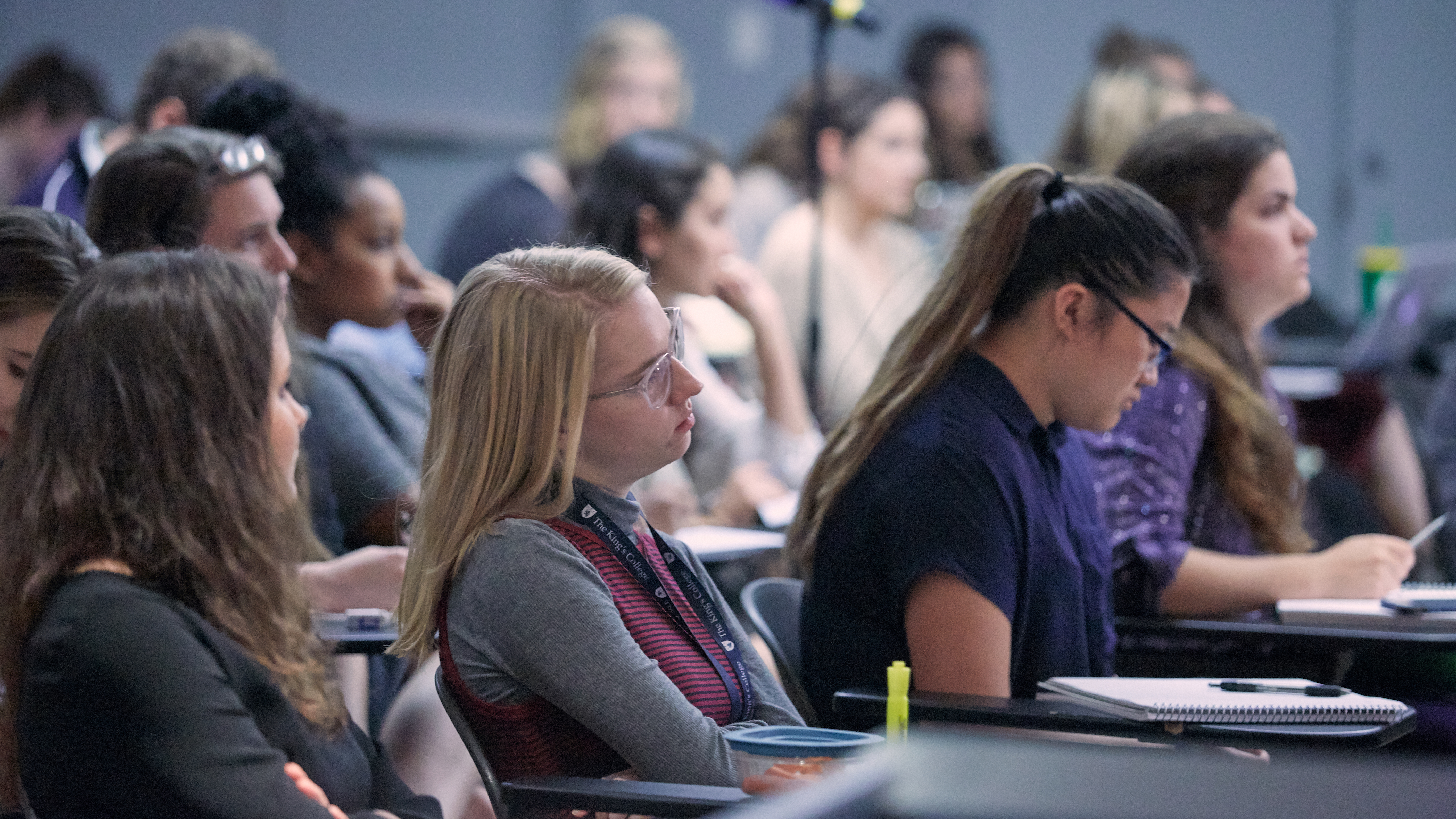 Student Audience in the City Room