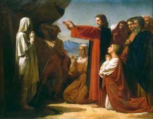 Jesus raises Lazarus
