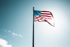 American flag symbolizing military benefits